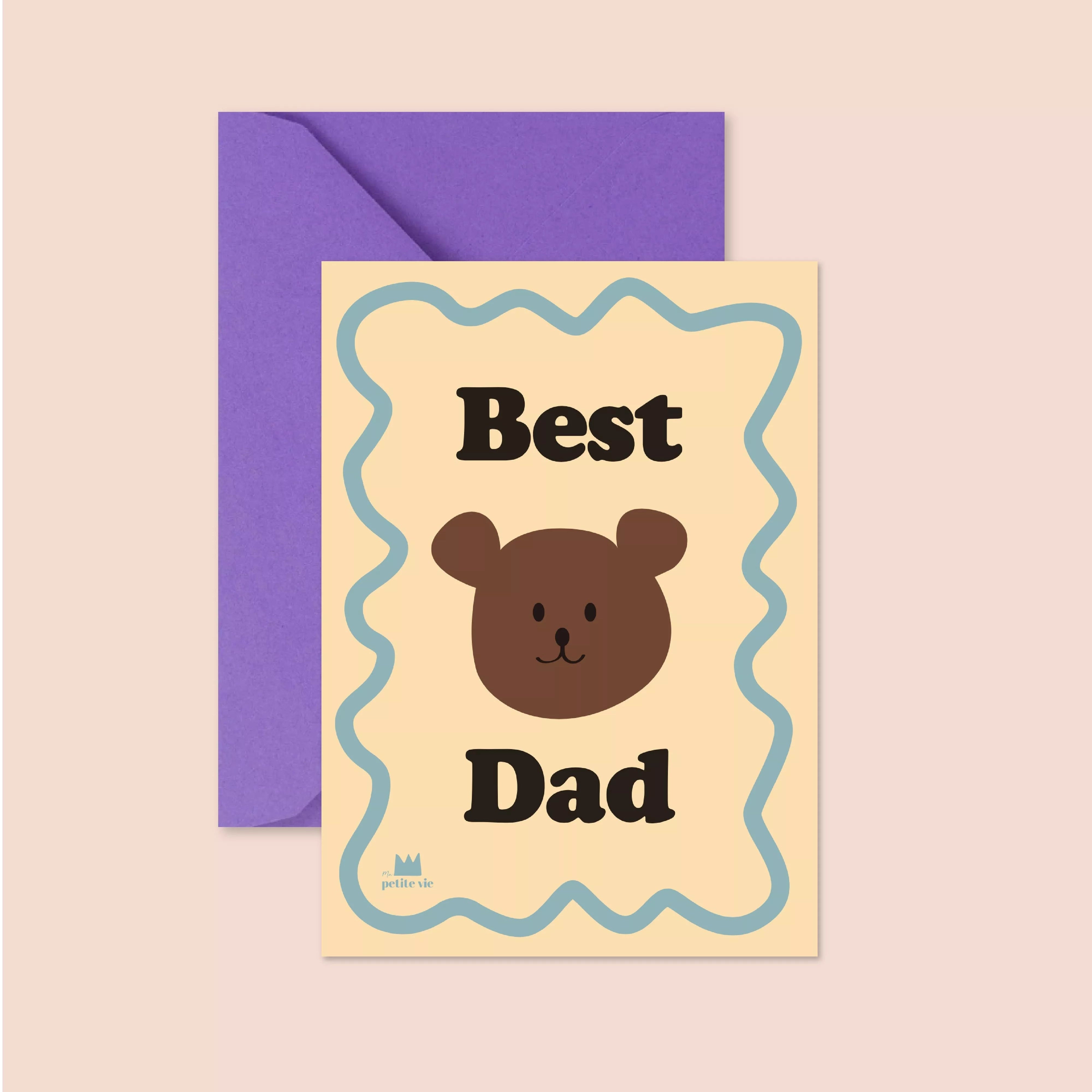 Carte + enveloppe : Best dad