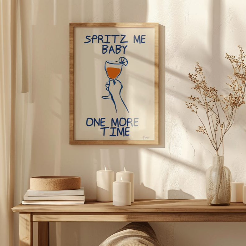 Affiche « spritz» - BACI ARTE