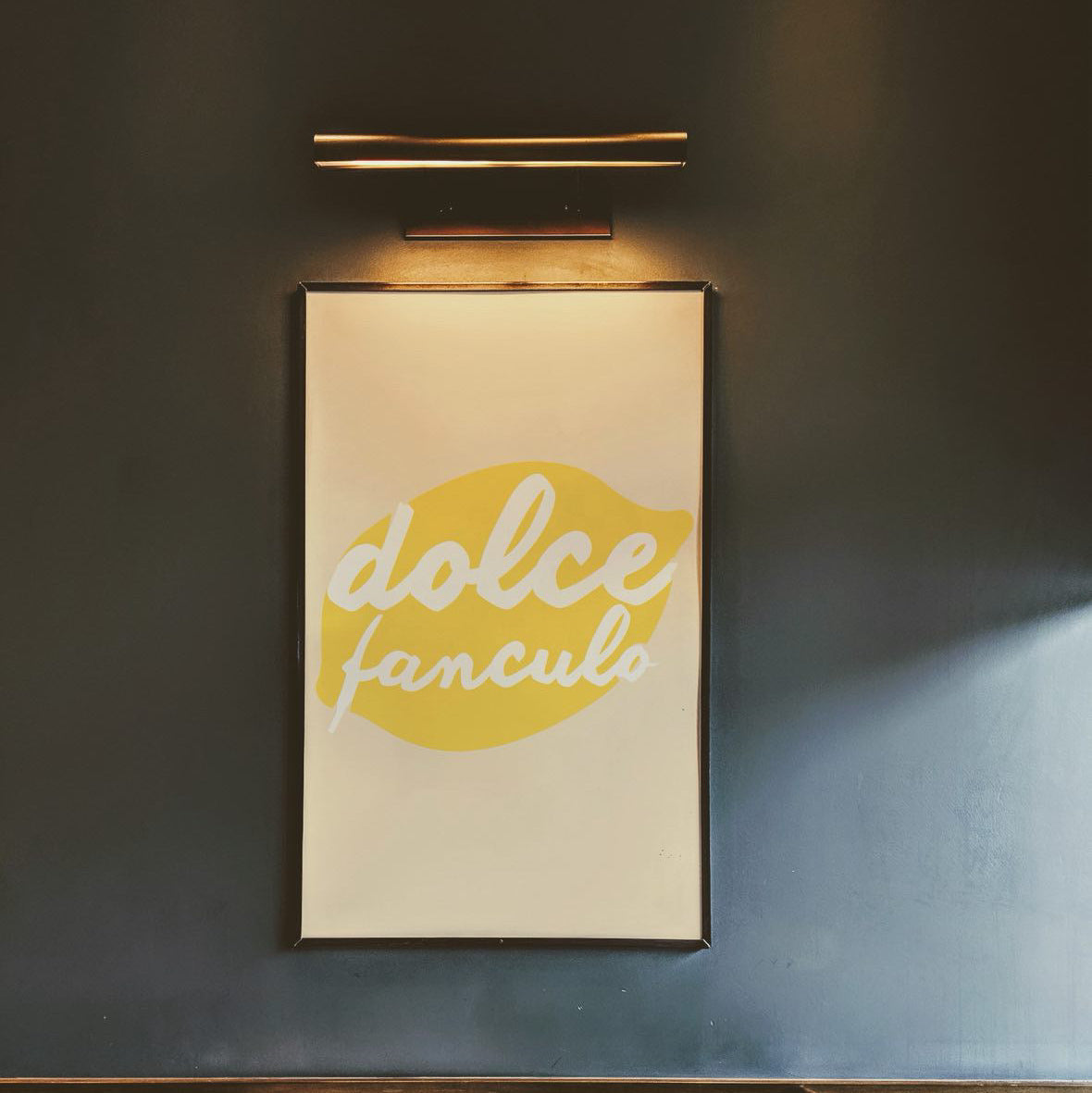 Affiche «DOLCE fanculo» - BACI ART