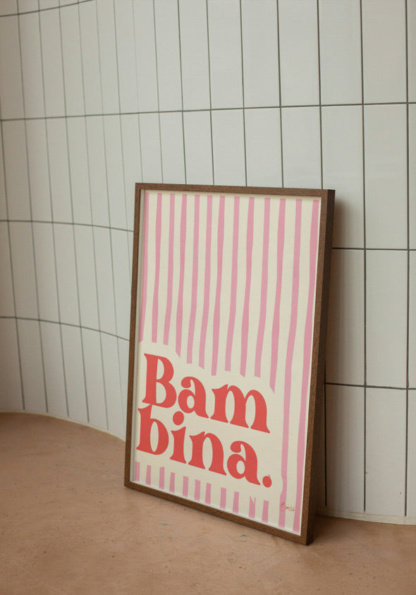 Affiche "Bambina" - BACI ARTE