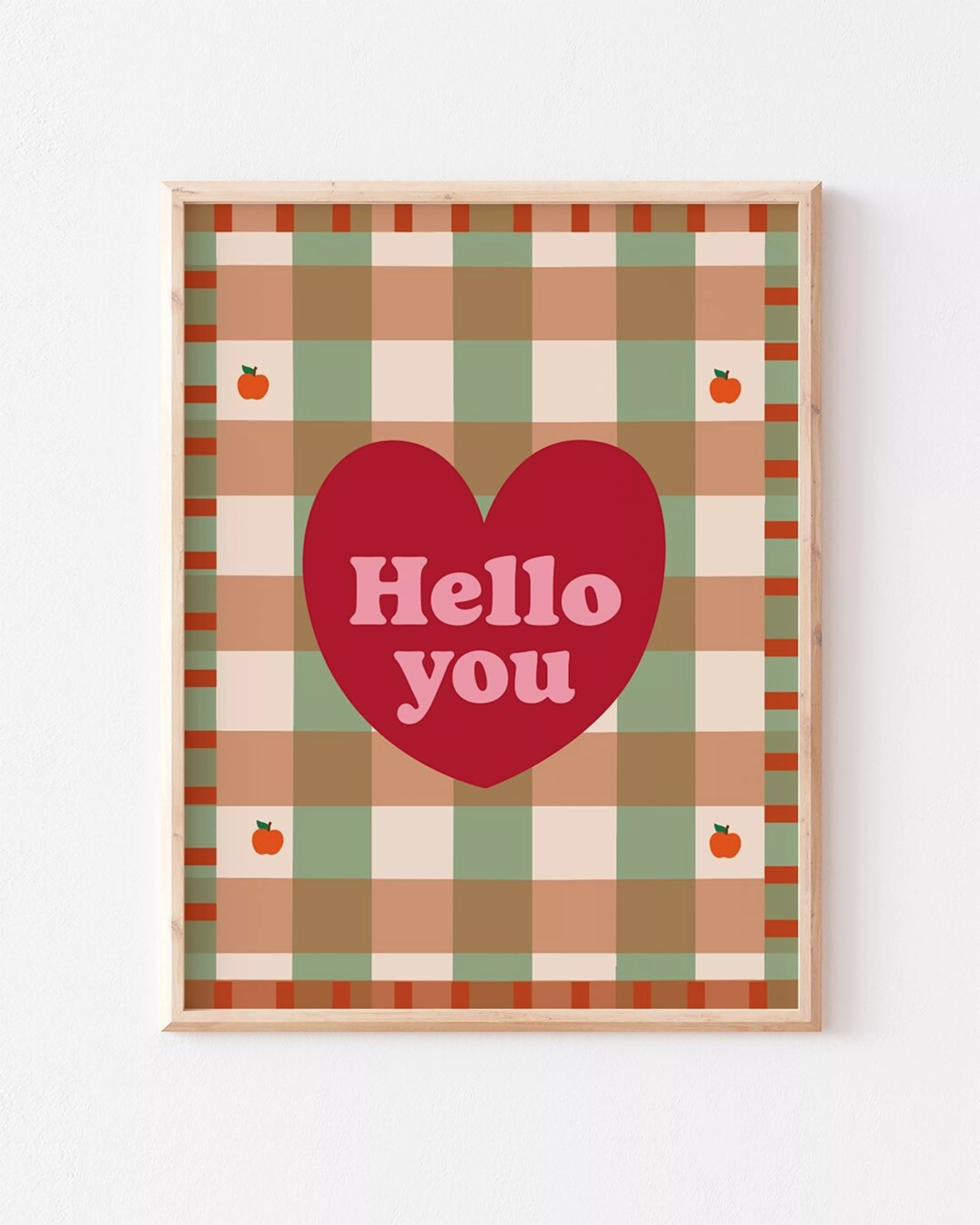 Affiche - Hello you (30 x 40 cm)