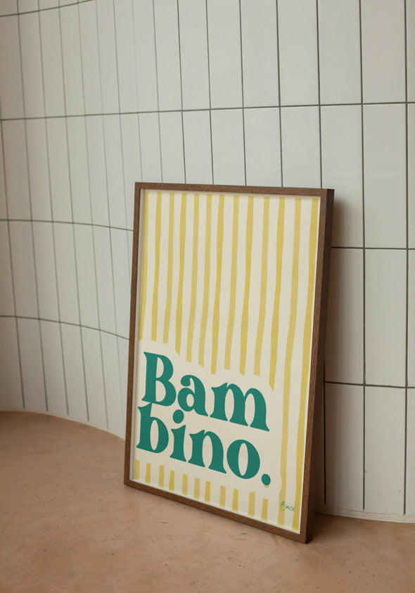 Affiche "Bambino" - BACI ARTE