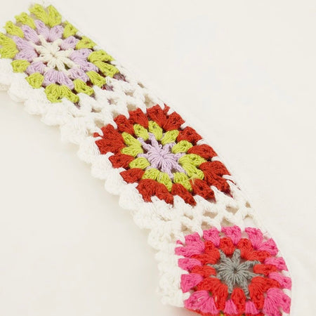 Top blanc crocheté multicolore -  My Jewellery