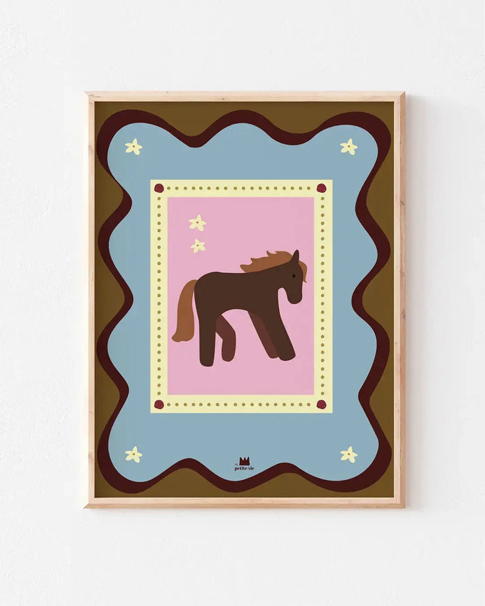 Poster Le cheval (30 x 40 cm)