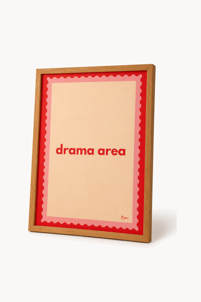 Affiche "Drama" - BACI ARTE