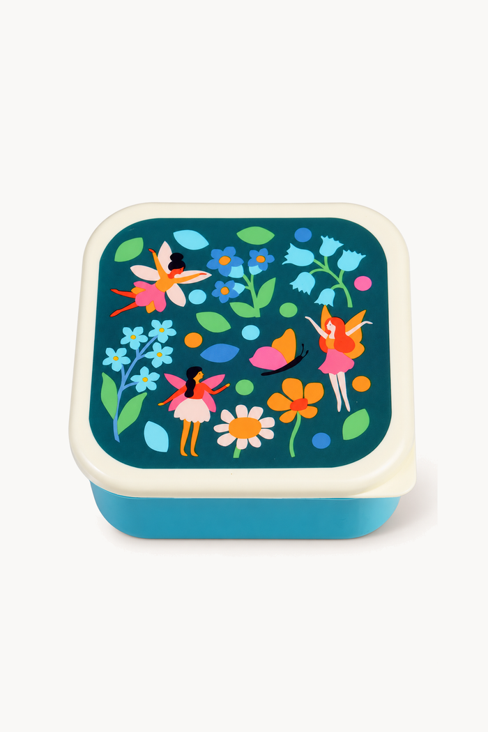 Boîtes à goûter (ensemble de 3) - Fées dans le jardin