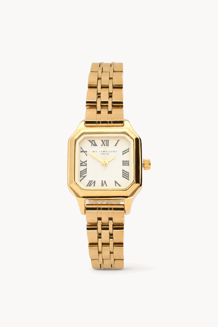 Montre Vintage avec bracelet à maillons