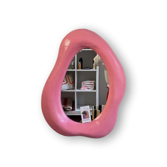 Miroir - Plâtre rose S