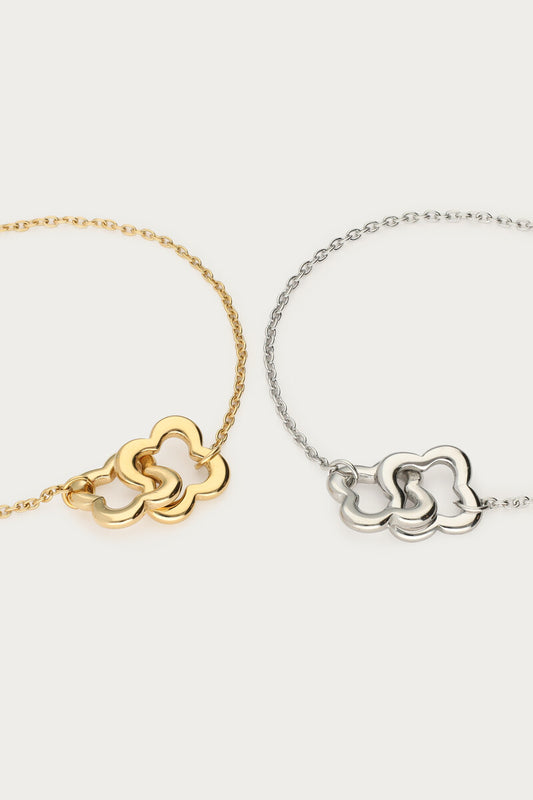 Set de bracelets Forever Connected avec trèfles