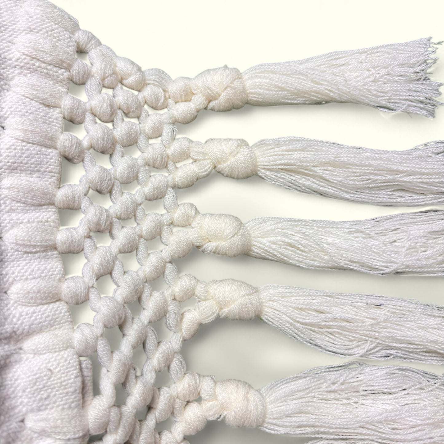 Macrame cushion cover