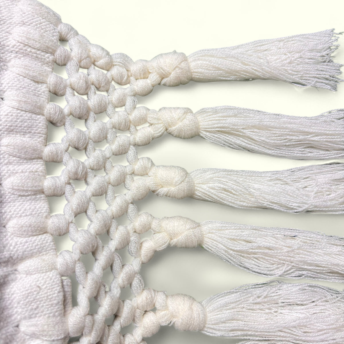 Macrame cushion cover