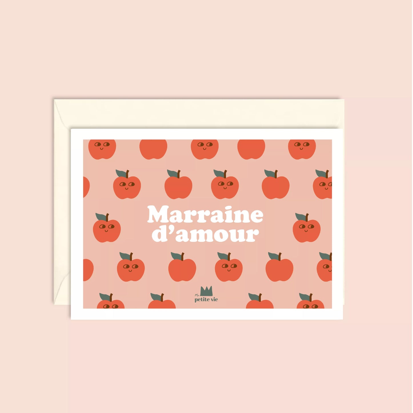 Carte "Famille" : Marraine d'amour (avec enveloppe)