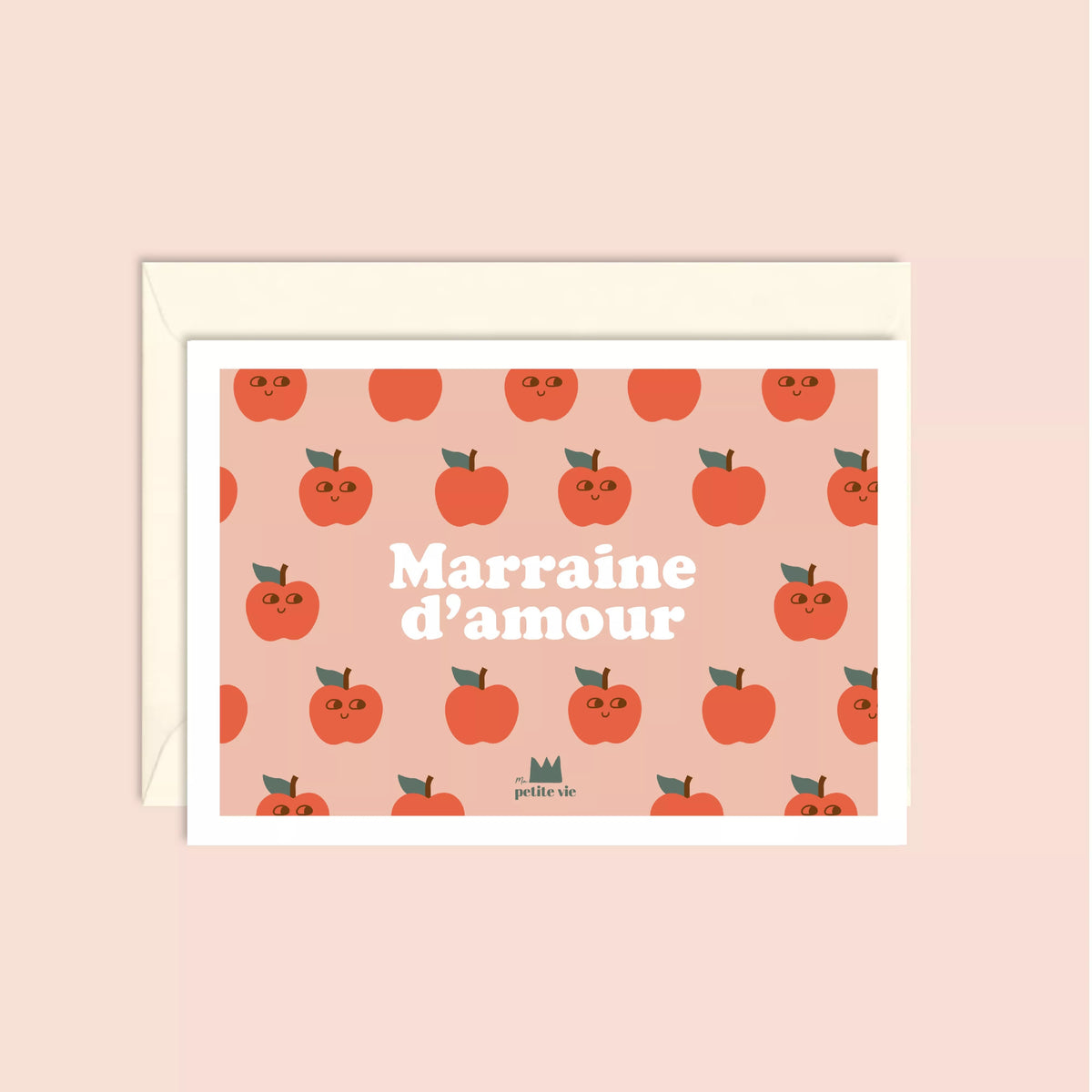 Carte "Famille" : Marraine d'amour (avec enveloppe)