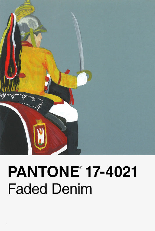 Carte Pantone petit Doudou -  Saint-Georges et son épée
