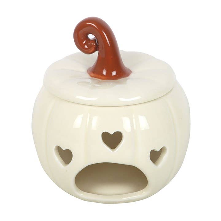 Autumn Curly White Pumpkin Wax Melt Burner