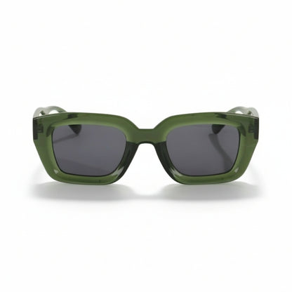 Lunettes de soleil rétro vert