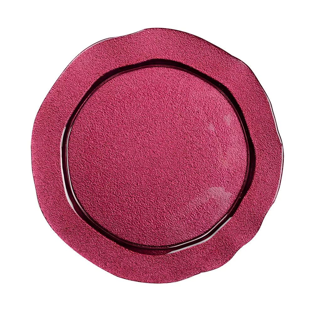 Fuchsia serving plate