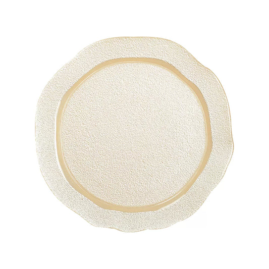 Assiette plate vanille