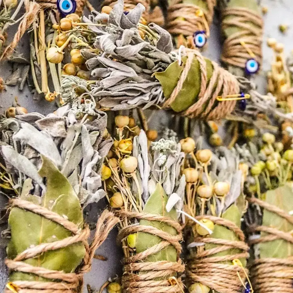 Ensemble d'encens à base de plantes fait main – Purification naturelle