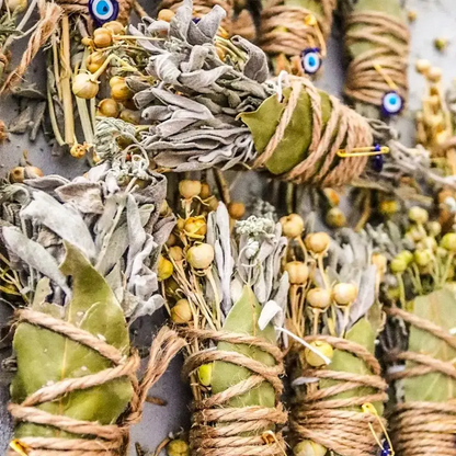 Ensemble d'encens à base de plantes fait main – Purification naturelle