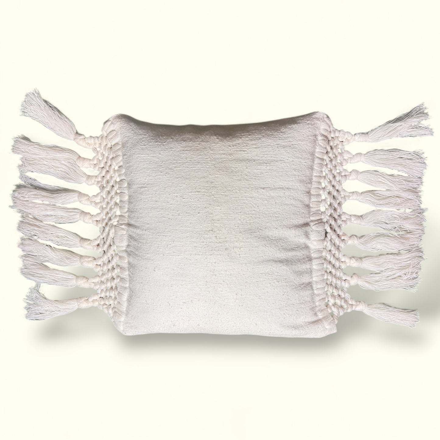 Macrame cushion cover