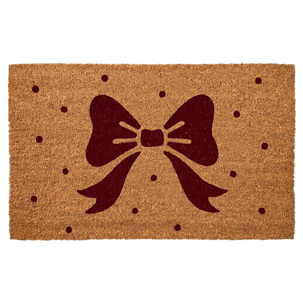 Paillasson marron en coco - noeud