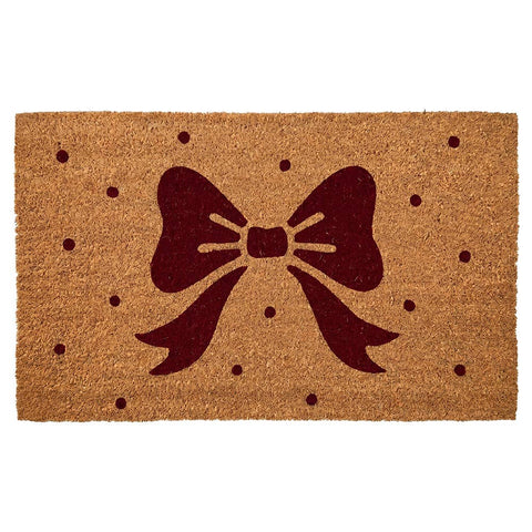 Paillasson marron en coco - noeud