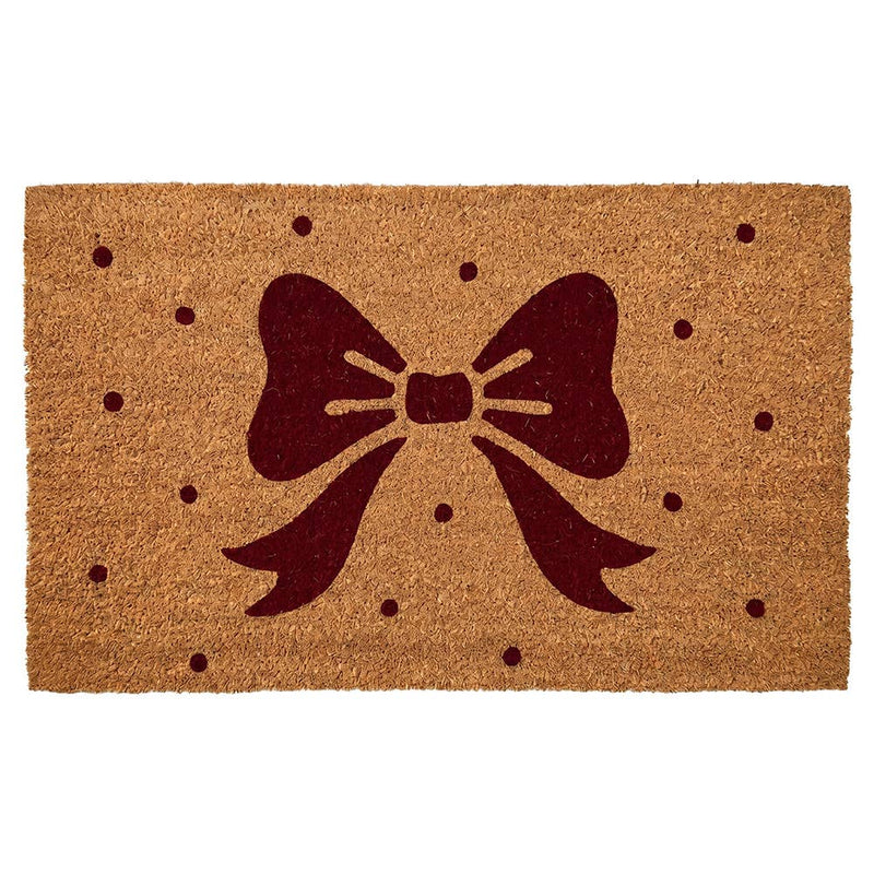 Paillasson marron en coco - noeud
