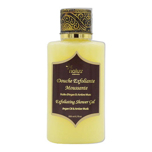 DOUCHE EXFOLIANTE MOUSSANTE HUILE D'ARGAN 200 ML - Natus