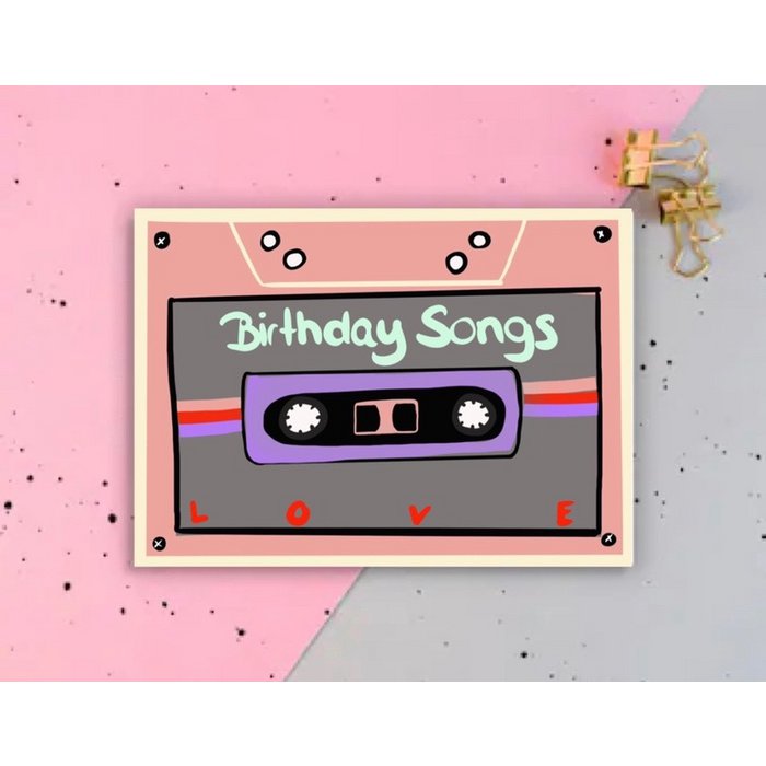 Carte postale BIRTHDAY SONG