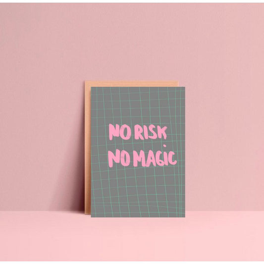 Carte postale - NO RISK NO MAGIC