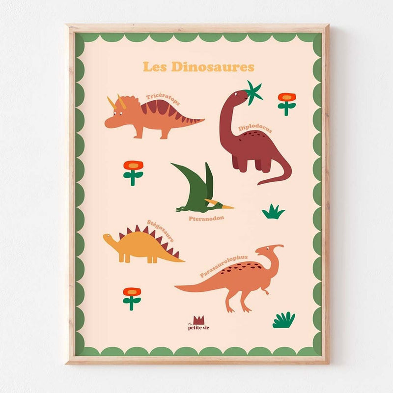 Affiche Dinosaure (30 x 40 cm)