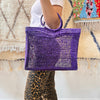 Sac - Raphia Mauve