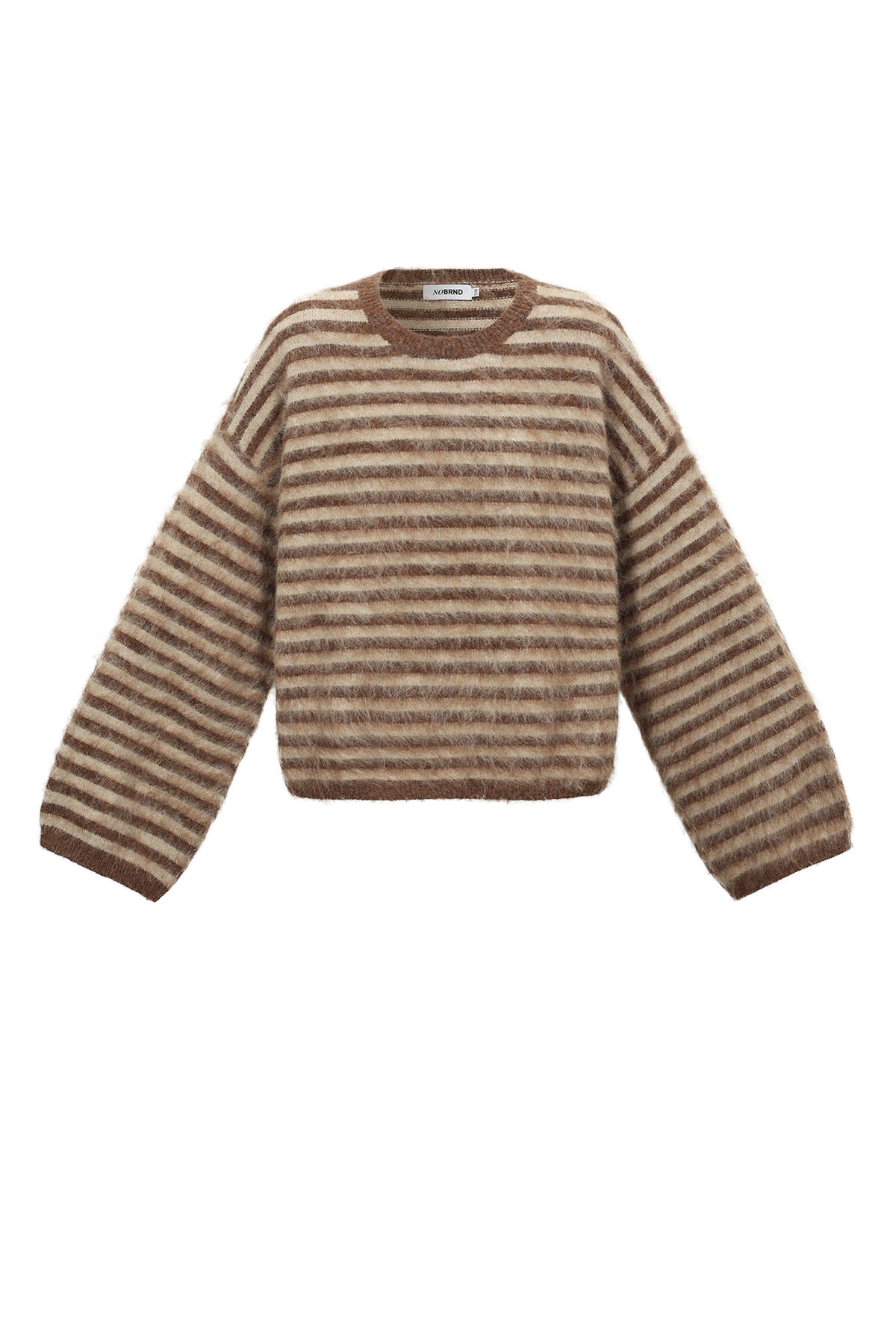 Pull rayé en maille