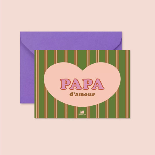 Carte + enveloppe : Papa d'amour
