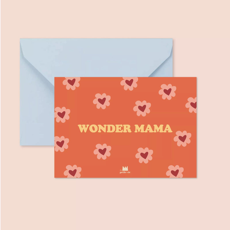 Carte Wonder mama (avec enveloppe)