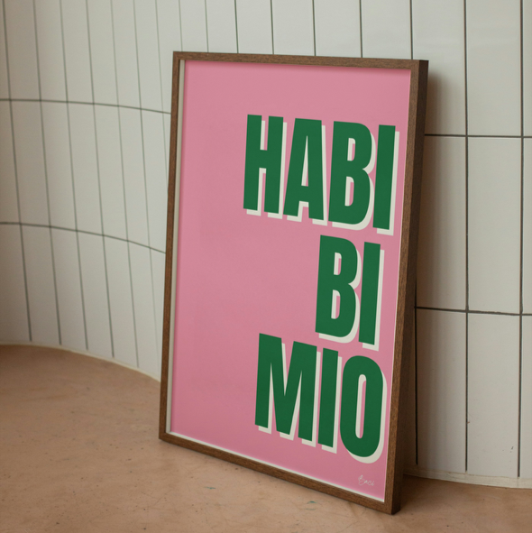 Affiche  « Habibi mio» - BACI ARTE