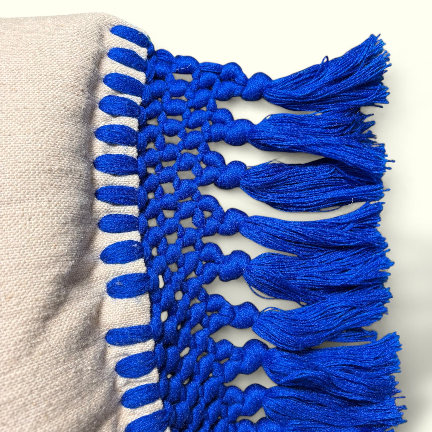 Macrame cushion cover