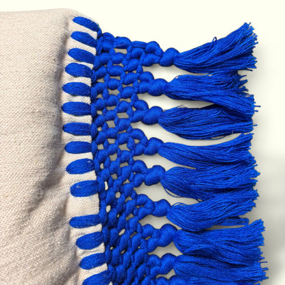 Macrame cushion cover