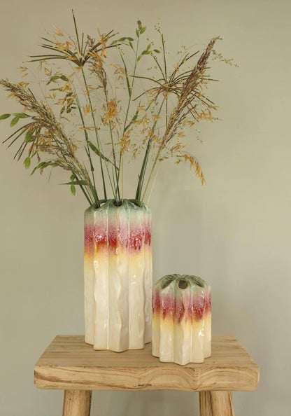 Vase Carambole Arc-en-ciel
