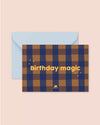 Carte "Anniversaire" - Birthday magic (avec enveloppe)
