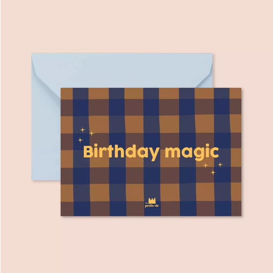 Carte "Anniversaire" - Birthday magic (avec enveloppe)