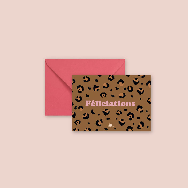 Mini carte "Félicitations" : Félicitations (avec enveloppe)