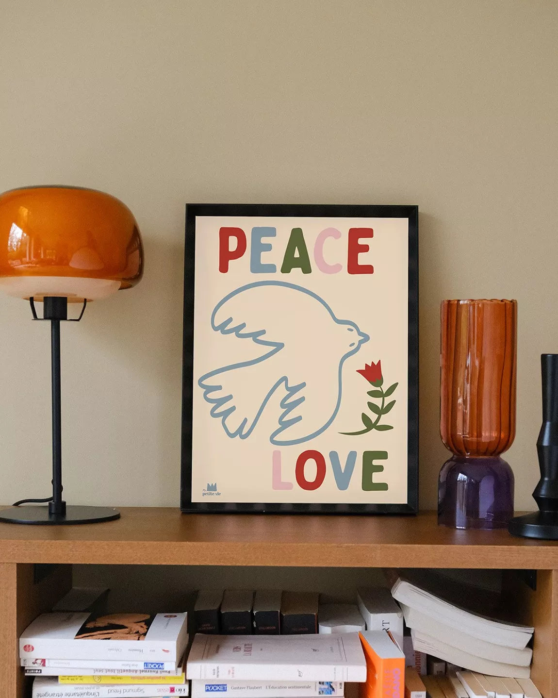 Affiche - Peace and Love (30x40)