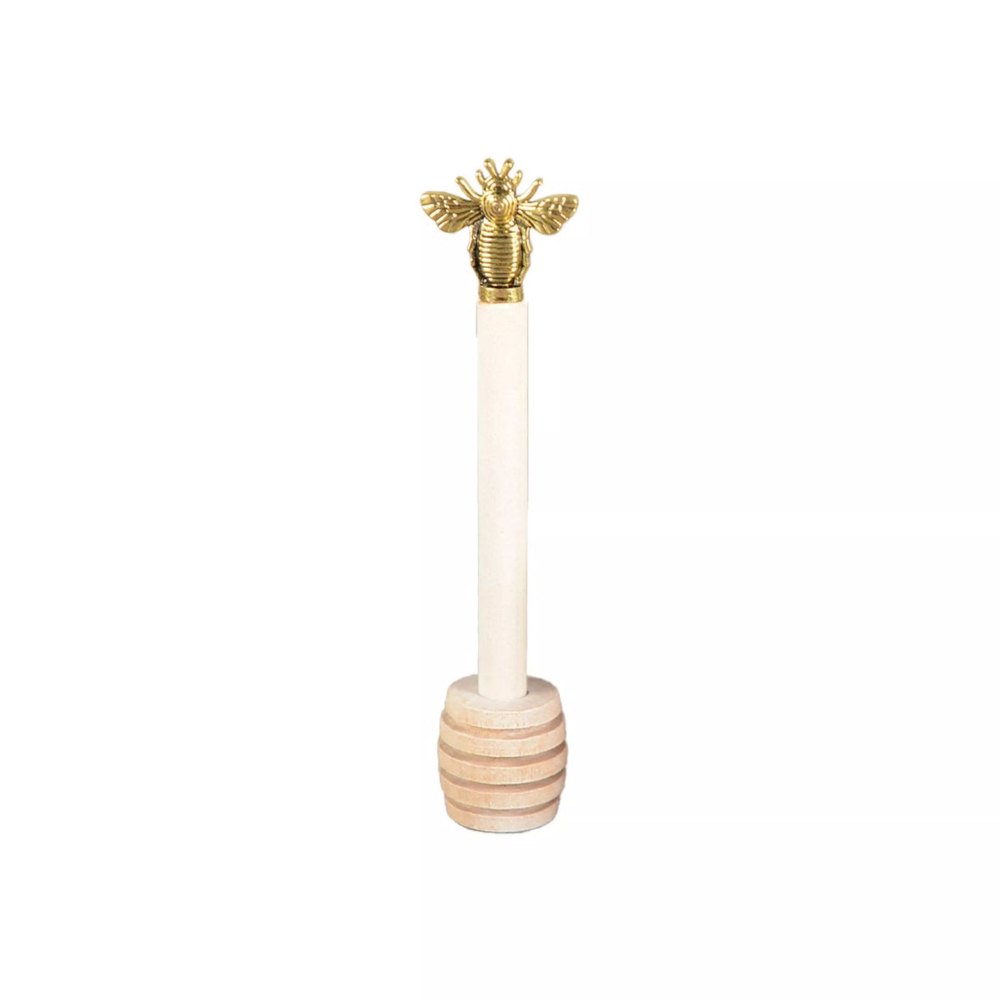 Cuillère à miel dorée abeille