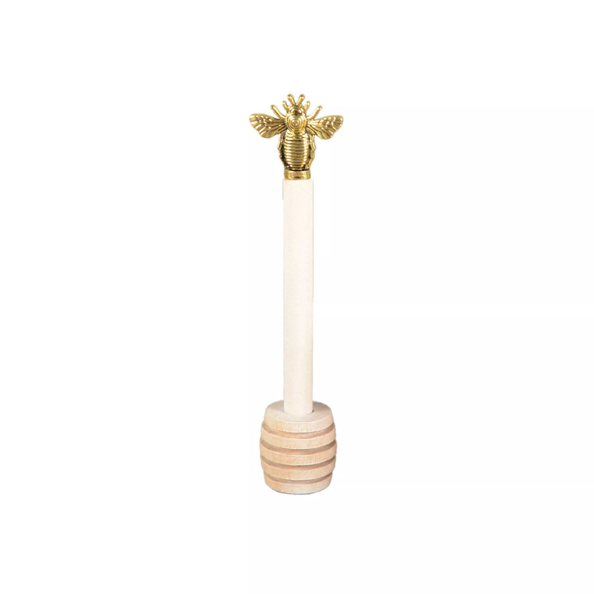 Golden bee honey dipper