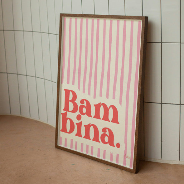 "Bambina" poster - BACI ARTE