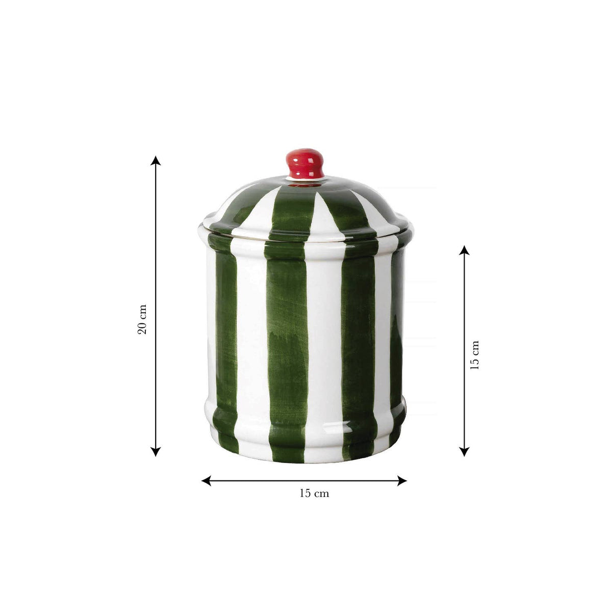 Pot de Cuisine "Bonnie" Céramique (Vert)