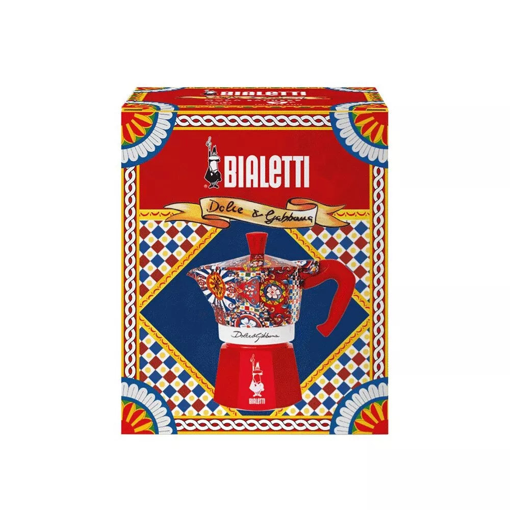 Cafetière - Moka Express Bialetti Dolce&Gabbana Chariot sicilien - 3 Cups