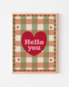 Affiche - Hello you (30 x 40 cm)